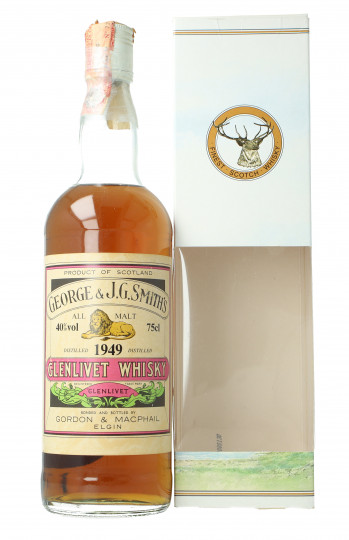 Glenlivet Smith Speyside  Scotch Whisky 1949 bottled 1980 circa 75cl 40% Gordon MacPhail  -