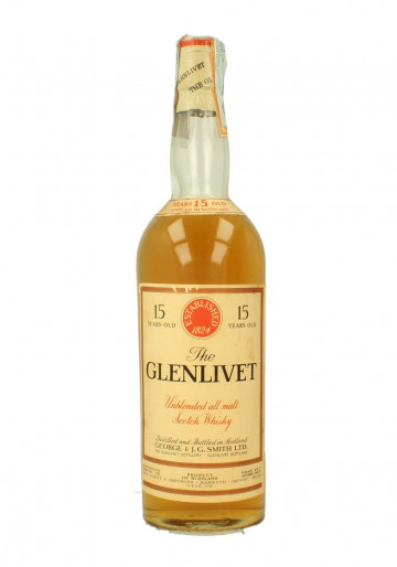 Glenlivet Speyside  Scocth Whisky 15yo 1954 Bot.circa 1970 45.7% OB