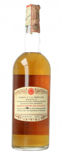 Glenlivet Speyside  Scocth Whisky 15yo 1954 Bot.circa 1970 45.7% OB
