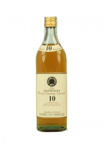 Glenlivet Speyside  Scotch Whisky 10 year old 1964 1974 43% OB - 1 Barrel 67/143