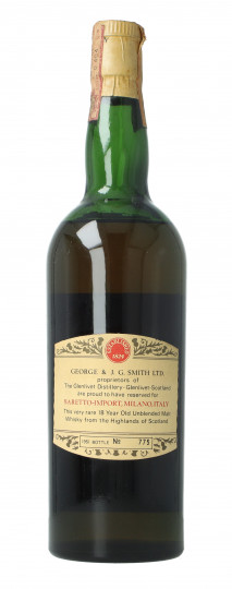 Glenlivet Speyside  Scotch Whisky 18 Year Old 1951 Bot.60/70's 75cl 45.7% OB - Baretto Imp.