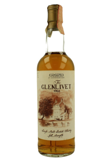 Glenlivet Speyside  Scotch Whisky 1968 1993 70cl 49% Samaroli 25th Anniversary