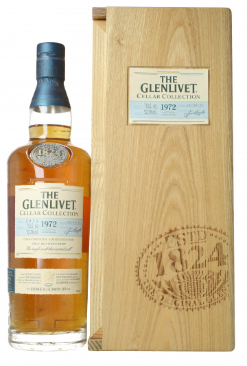 Glenlivet Speyside Scotch Whisky 1972 2005 70cl 52.3% ob- cellar collection