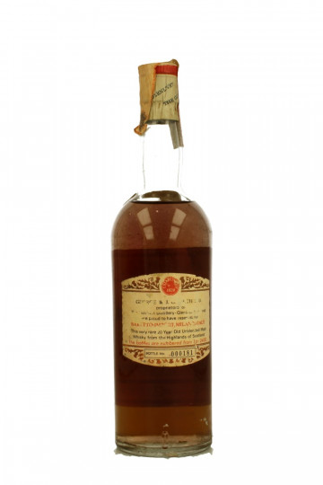 Glenlivet Speyside  Scotch Whisky 20 Years Old - Bot. in The 70's 75cl 45.7% OB-