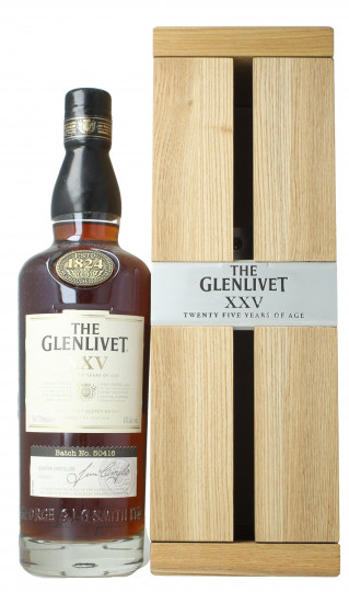 Glenlivet Speyside  Scotch Whisky 25 year Old 70cl 43% batch 50416