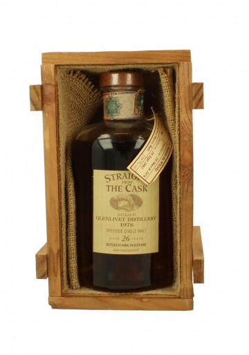 Glenlivet Speyside  Scotch Whisky 26yo 1976 2002 50cl 59.7% Signatory  - Straight from the Cask #4309