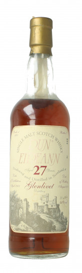 Glenlivet Speyside  Scotch Whisky 27  Years Old 1973 2000 70cl 46% Dun Eideann -Cask 3300