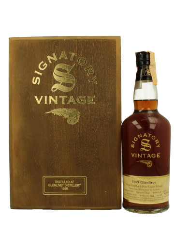 Glenlivet Speyside  Scotch Whisky 31 year old 1969 2000 70cl 56.4% Signatory cask 1392