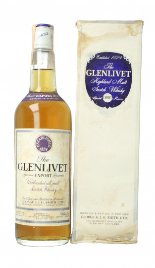 Glenlivet Speyside Scotch Whisky - Bot.70's-80's 75cl 43% OB-Export