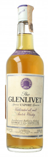 Glenlivet Speyside Scotch Whisky - Bot.70's-80's 75cl 43% OB-Export