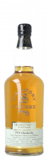 Glenlochy Speyside  Scotch Whisky 29 Year Old 1970 2000 70cl 57.2% SIGNATORY- cask 3358