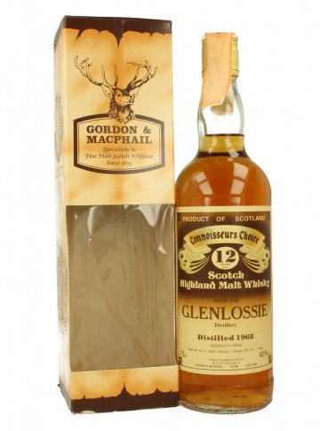 GLENLOSSIE 12yo 1968 75cl 40% Gordon MacPhail  - Connoiseur Choice