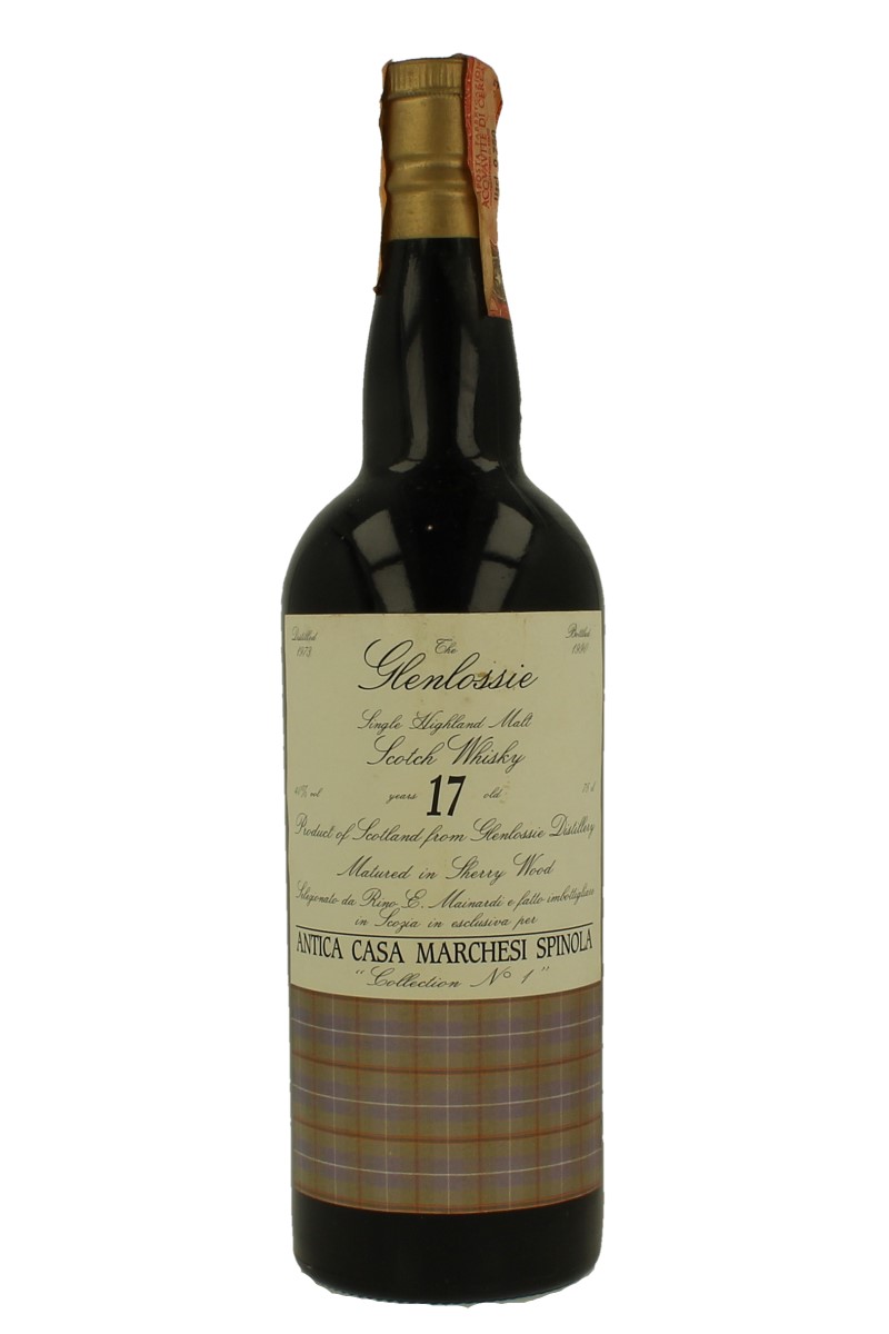 GLENLOSSIE 17yo 1973 1990 75cl 40% Antica Casa Marchesi Spinola 