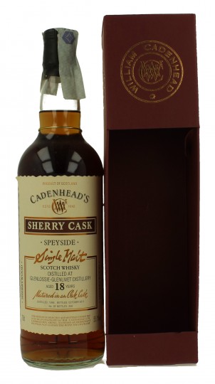 GLENLOSSIE 18 years old 1993 2011 70cl 55.1% Cadenhead's - SHERRY CASK