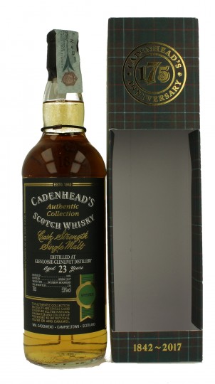 GLENLOSSIE 23 Years Old 1993 2017 70cl 53% Cadenhead's - Authentic Collection-175th anniversary