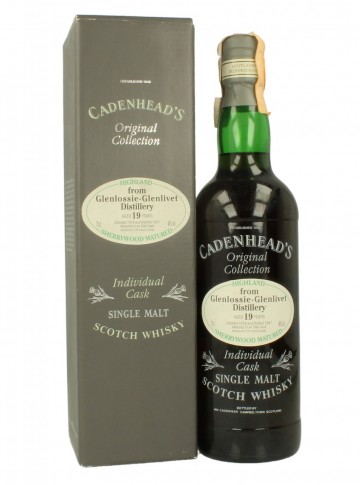 GLENLOSSIE  CADENHEAD'S 19 YO 1978  1997  70 CL 46 % SHERRY WOOD 