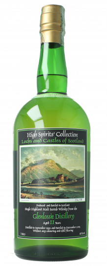 Glenlossie Speyside Scotch Whisky 11 Year old 1992 2003 150cl 46% High Spirits  - Loch and Castel- Magnum