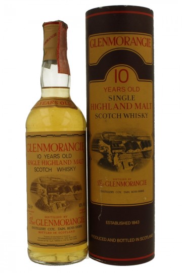 GLENMORANGIE 10 years old Bot.Late 90's early 2000 70cl 40% OB -