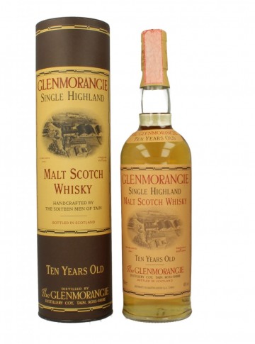 GLENMORANGIE 10YO 70CL 40% VERY RARE BACK LABEL 