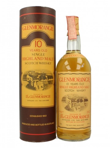 GLENMORANGIE 10yo Bot.80's 100cl 43% OB - Duty Free