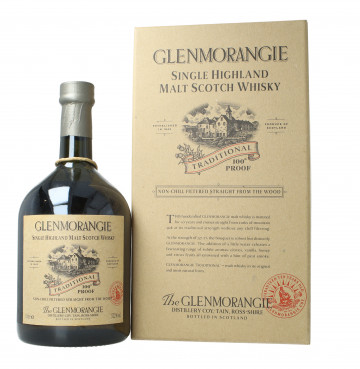 Glenmorangie highland Scotch Whisky 1 litre 57.2% OB  -TRADITIONAL 100 PROOF