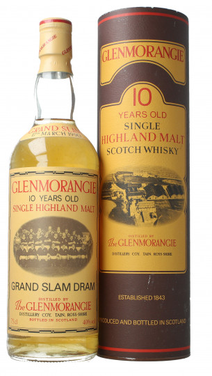 Glenmorangie Highland  Scotch Whisky 10 year old 75cl 40% OB-Grand Slam 1990