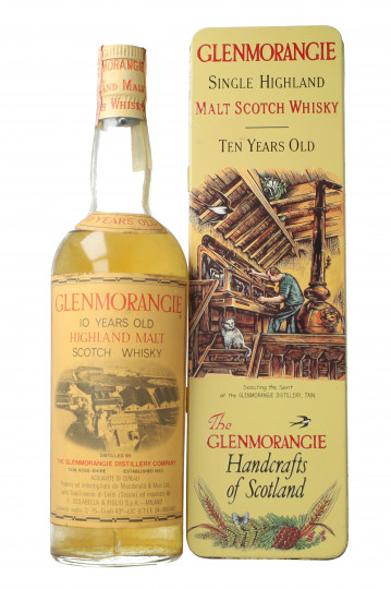 Glenmorangie Highland  Scotch Whisky 10 year old - Bot.70's-80's 75cl 43%