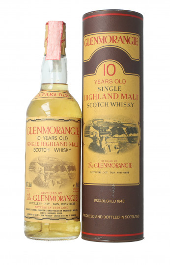 Glenmorangie Highland  Scotch Whisky 10 year old Bot.early 2000 70cl 40% OB - Martini & Rossi Imp.