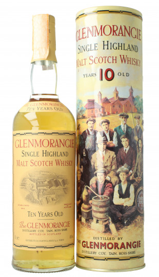 Glenmorangie Highland  Scotch Whisky 10 Years Old Bot in The 90's early 2000 70cl 40% OB-