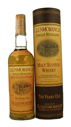 Glenmorangie Highland  Scotch Whisky 10 Years Old Bot.late 90's 70cl 40% OB - Martini & Rossi Imp.