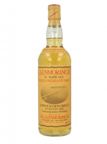 Glenmorangie Highland  Scotch Whisky 10yo Bot.1991 70cl 40% OB - Dornoch First Bridge 1991