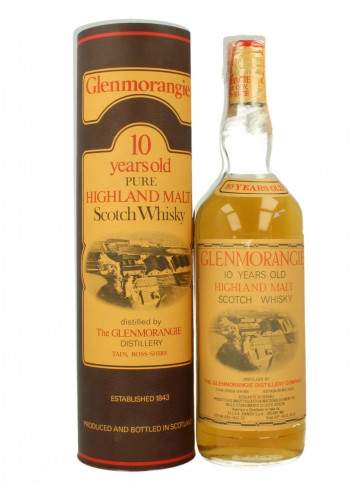 Glenmorangie Highland  Scotch Whisky 10yo Bot.80's 75cl 43% OB - S.I.L.V.A Imp.