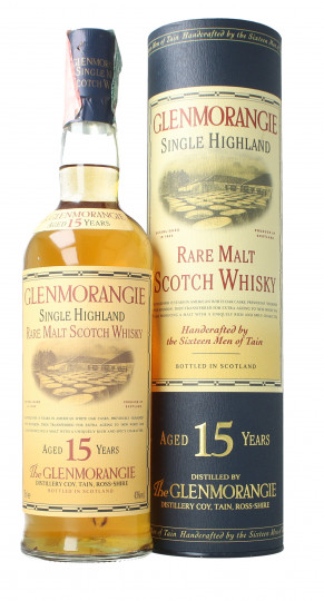 Glenmorangie highland Scotch Whisky 15 year old 70cl 43% OB  -