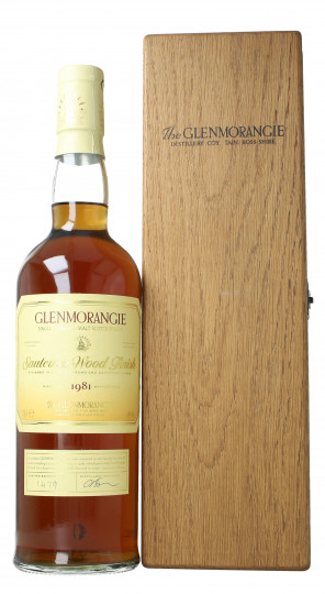 Glenmorangie Highland  Scotch Whisky 1981 75cl 46% Sauternes wood finish  - wrong  box