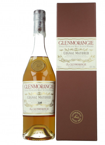 Glenmorangie  Highland Single Malt Whisky 70cl 43% Ob-Cognac matured limited edition
