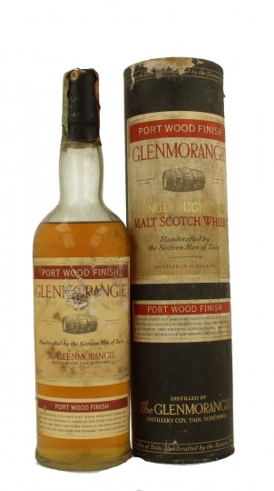 GLENMORANGIE Port Wood Finish Bot.early 2000 70cl 43% OB.-Bad Label