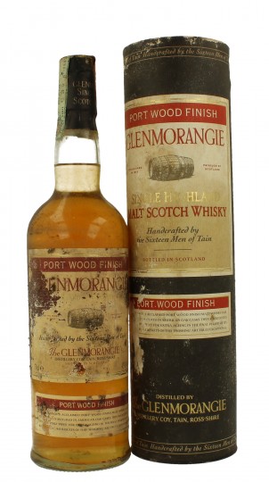 GLENMORANGIE Port Wood Finish Bot.early 2000 70cl 43% OB.-Bad Label