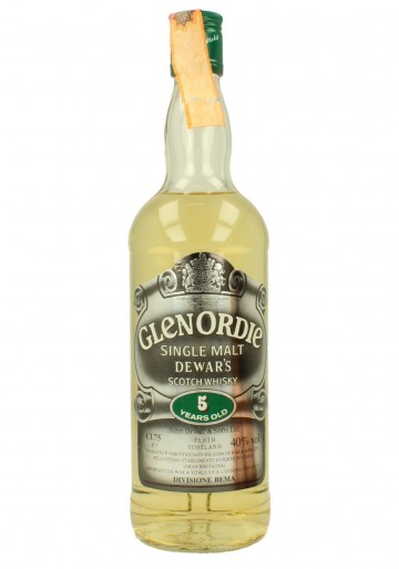 GLENORDIE Single Malt 5yo Bot.80's 75cl 40% John Dewar & Sons