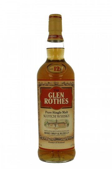 GLENROTHES 12yo Bot.80's 75cl 43% OB