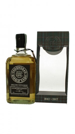 GLENROTHES 15 years old 2002 2017 70cl 58.2% Cadenhead's - Single Cask- 175th Anniversary