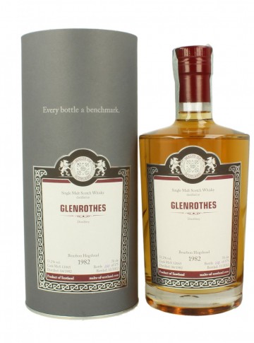 GLENROTHES 1982 2012 70cl  53.2% Malt of Scotland - Bourbon Hogshead #12065