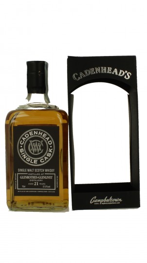 GLENROTHES 21 years old 1996 2018 70cl 51% Cadenhead's - Small Batch