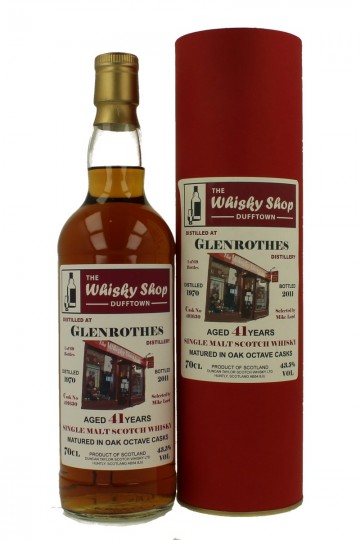 GLENROTHES 41 Years Old 1970 2011 70cl 43.5% Duncan Taylor Whisky Shop Dufftown