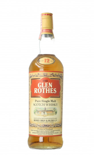 GlenRothes Speyside  Scotch Whisky 12 Years Old - Bot.70-80's 75cl 43%