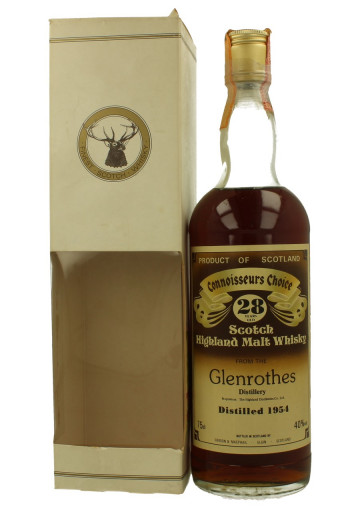 GlenRothes Speyside  Scotch Whisky 28yo 1954 75cl 40% Gordon MacPhail - Connoiseur Choice