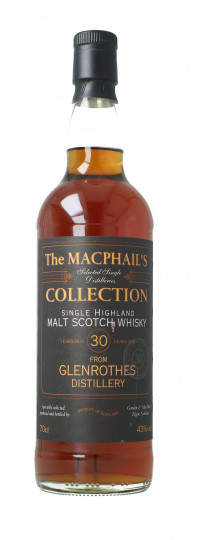 GlenRothes Speyside  Scotch Whisky 30 year old 70cl 43% Gordon MacPhail