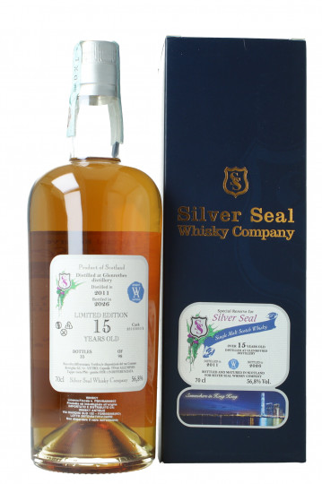 GLENROTHES Speyside Single Malt whisky 15 years Old 2011 2026 70cl 56.8% Silver Seal -Special editon HK