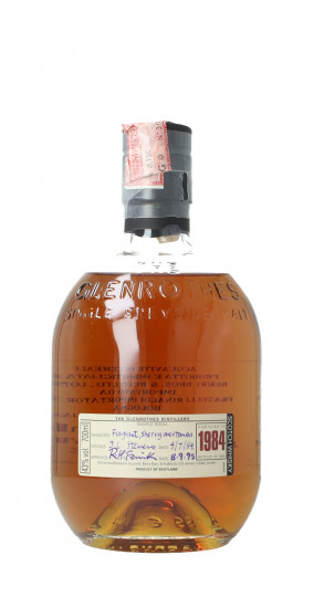 GLENROTHES Speyside Single Malt whisky 1984 1995 70cl 43%