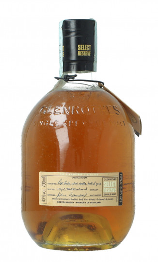 GLENROTHES Speyside Single Malt whisky 70cl 43% SELECT RESERVE
