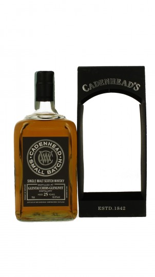 GLENTAUCHERS 25 Years old 1989 2015 70cl 53.3% Cadenhead's - Authentic Collection